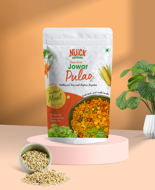 Jowar Pulao | Millet based Freeze Dried Ready To Eat Instant Meal
