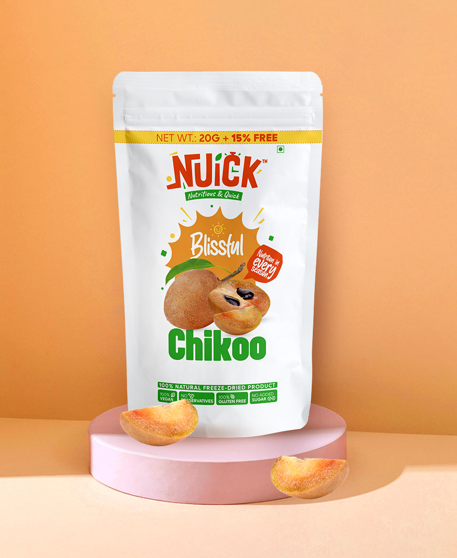 
      Freeze Dried Chikoo Slices
 – Nuick Foods