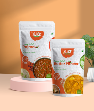 Combo of Rajma and Butter Paneer | Ready To Eat Freeze Dried Instant Meal