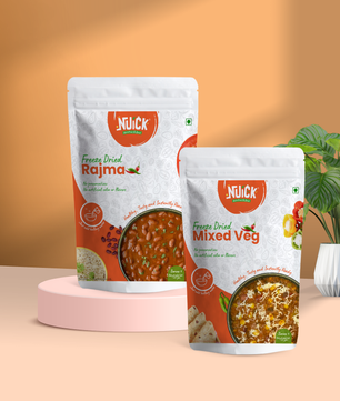 Combo of Rajma and Mixed Veg | Ready To Eat Freeze Dried Instant Meal