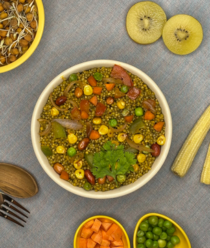 Combo of Jowar Pulao, Ragi Pulao, Kodo Khichdi and Bajra Khichdi | Freeze Dried Ready To Eat Instant Meal