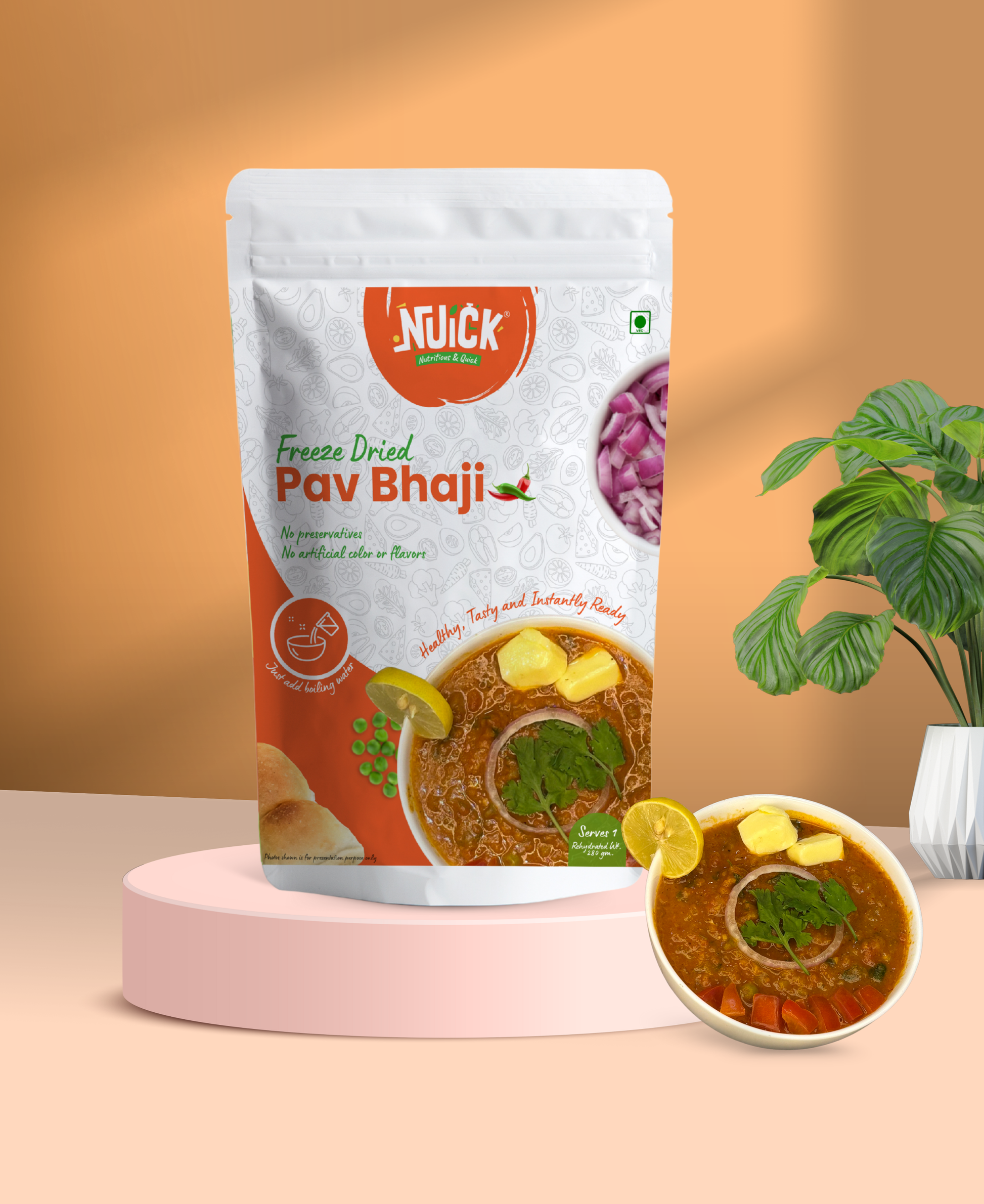Bhaji | Ready To Eat Freeze Dried Instant Meal