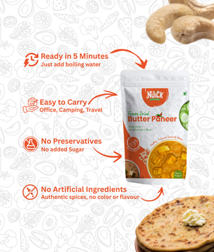 Butter Paneer | Ready To Eat Freeze Dried Instant Meal