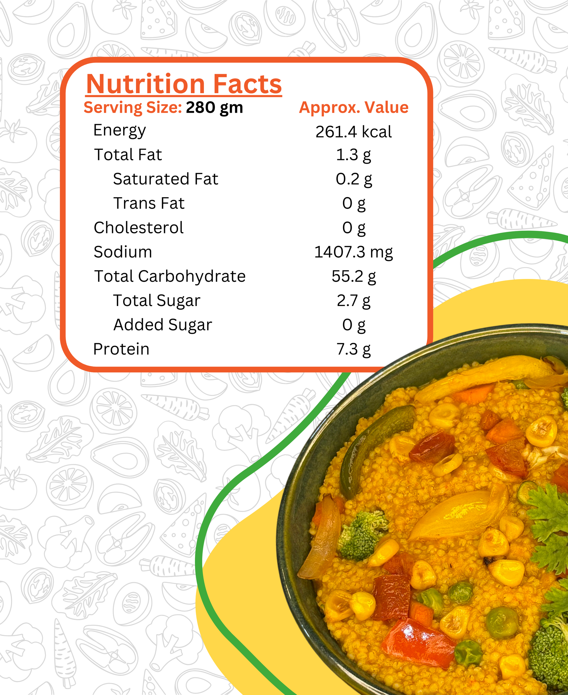 Kodo Khichdi | Millet based Freeze Dried Ready To Eat Instant Meal