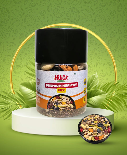 Nuick Premium Healthy Mix – Nutrient-Rich Superfood Blend of Nuts, Seeds & Berries
