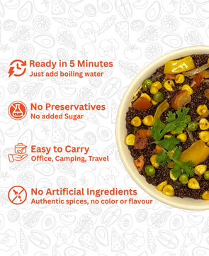 Ragi Pulao | Millet based Freeze Dried Ready To Eat Instant Meal